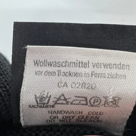 VTG Mondi Germany Black Mock Neck Sweater Sequined Music Theme Both Sides Sz 38 - Picture 7 of 8